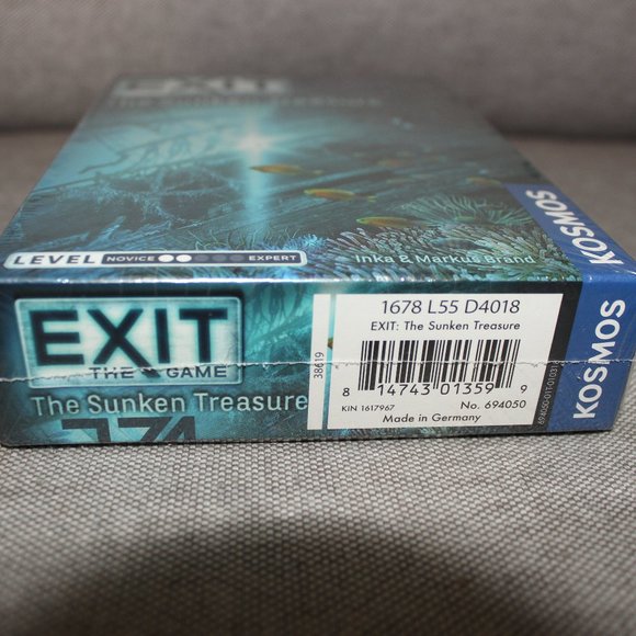 3/$28❤️new EXIT The Game: The Sunken Treasure KOSMOS 694050 Made in Germany - Picture 5 of 6